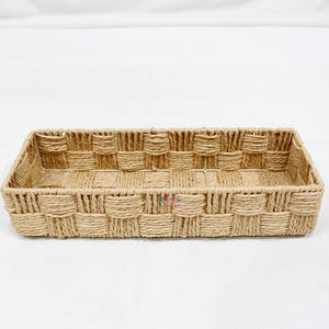 Artex Dong Thap Plateau de rangement multifonction en corde de papier fait à la main Boîtes décoratives et cadeaux pour l'organisation de la maison - Product Image 1