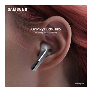 Pour Samsung BUDS3 Pro Silver TWS, écouteurs Bluetooth avec microphone, suppression du bruit, écouteurs SM R630NZAAITV 0983733 - Product Image 4