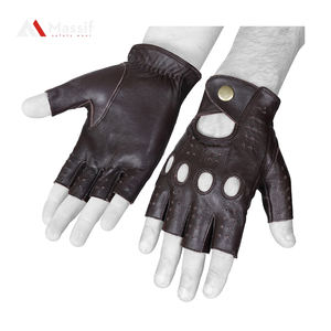 Guantes para clima frío con pantalla táctil de piel de cabra clásicos personalizados para mujer, forro polar para invierno, clima cálido, conducción - Product Image 2