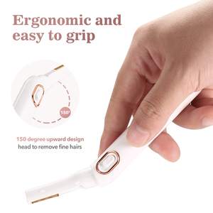 Afeitadora de Pelo LED Recargable por USB, Afeitadora Rotatoria de Una Sola Cuchilla Indolora para Cara y Cuerpo, Resistente al Agua IPX7, Reemplazo para Uso en Autocaravanas - Product Image 6