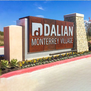 Outdoor Monument <b>Signs</b> Commercial Business Signage for Building Apartment Freestanding Monument <b>Signs</b> - Product Image 1