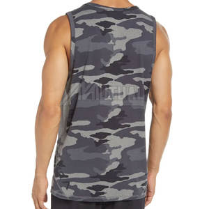 Camiseta sin mangas para hombre de talla grande al por mayor, diseño único tejido, estilo informal, moda sostenible a la venta - Product Image 2