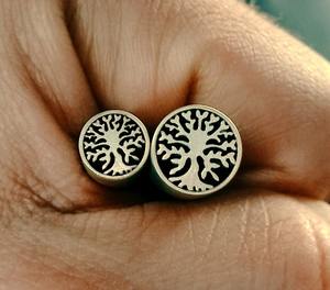 Custom Made Mosaic Pins for <b>Knives</b> High Quality Brass Mosaic Pin Handle <b>Crafting</b> Resin Sticks Trees Life <b>Knife</b> OEM Customizable - Product Image 6