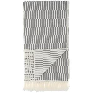 Manta de Jacquard de algodón 100% ecológica personalizada, manta decorativa de tejido suave para el hogar - Product Image 3