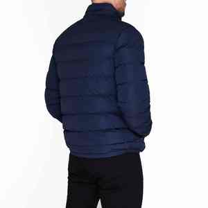 2026 High Quality Breathable Waterproof Stand Collar Front Logo Winter Puffer <b>Jacket</b> For Men - Product Image 2