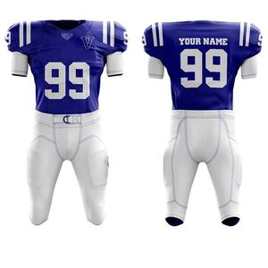 Vente en gros dernier style d'uniformes de football américain pour adultes meilleur design uniforme de football américain personnalisé nouvelle arrivée avec sublimation - Product Image 5