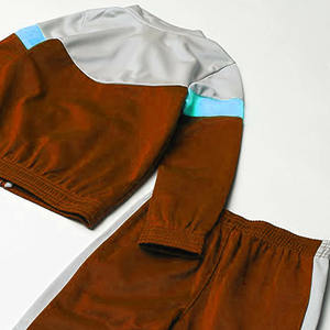 Ensemble de survêtement pour enfants avec logo personnalisé, deux pièces, tenues pour garçons, ensembles de vêtements, ensemble de survêtement en coton et polyester pour garçons - Product Image 6