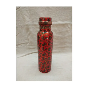 Stylish <b>Adult</b> Health Benefit Printed Copper <b>Water</b> <b>Bottle</b> for Kitchen & Tabletop <b>Water</b> Copper <b>Bottle</b> for Health Benefits - Product Image 3