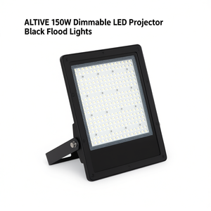 ALTIVE 150W Dimmable LED <b>Projector</b> Black Flood <b>Lights</b> - Product Image 2