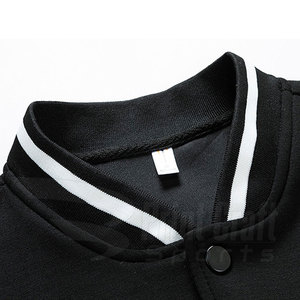 Veste Letterman robuste de couleur unie pour hommes Veste d'hiver Letterman à séchage rapide pour hommes de qualité supérieure - Product Image 3