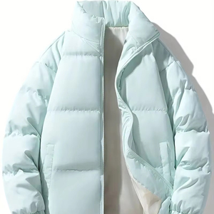 Men's High Quality Winter Bubble Puffer <b>Down</b> Jacket Hot Selling Regular Lightweight Leather with Fur Decoration Outdoor Warmth - Product Image 1