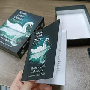 Cartes de tarot d'usine en vente en gros, cartes de tarot d'<span class=keywords><strong>oracle</strong></span> magique avec livre d'instructions, impression personnalisée, cartes d'animaux spirituels, tarot - Product Image 4