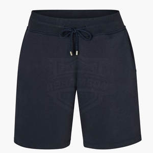 Ensemble décontracté pour femme : T-shirt en coton et short à séchage rapide, tissu respirant, design personnalisable – Motif uni, taille à cordon de serrage - Product Image 4