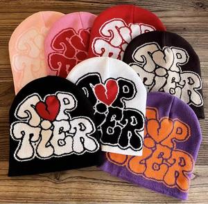 Vente en gros de bonnets d'hiver unisexes à impression intégrale, personnalisez votre propre logo, bonnets chauds, bonnets beanie, nouveaux bonnets cool - Product Image 1