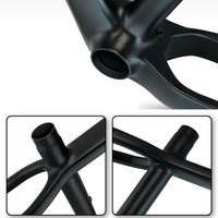 Vente flash, cadre de vélo de montagne en fibre de carbone Hongfu, vélo tout terrain 29 pouces, cadre de vélo de montagne en carbone, qualité de produit supérieure