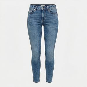 OEM Women's Jeans Ladies Clothing Wide Leg Latest Custom Mid Waist Casual Customized Color Fashion Streetwear <b>Denim</b> <b>Trousers</b> - Product Image 1