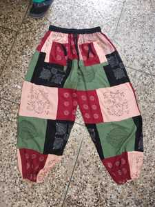 Bohemian Assorted Patchwork Harem Pants with Pockets All Season Wholesale Womens Summer Pants Festival Pants Ladies Clothes - Product Image 6