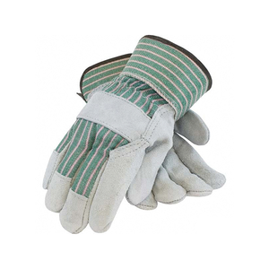 Cow Grain Leather Working Canadian <b>Rigger</b> <b>Gloves</b> Men Working <b>Gloves</b> Safety Protective Driving <b>Gloves</b> - Product Image 3