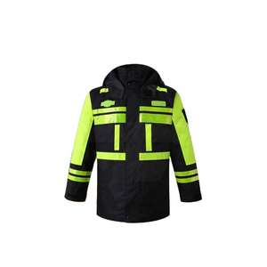 2024 veste de sécurité réfléchissante légère Logo personnalisable Design professionnel de haute qualité Poches avant en nylon durable - Product Image 1