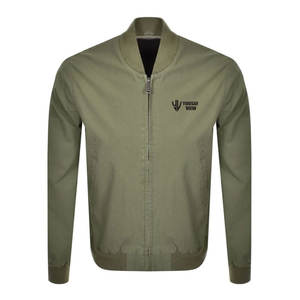 Customizable Men's Winter Bomber Jacket High Quality Casual Style with Front Logo Positioning - Product Image 1