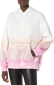 Diseño personalizado Nueva llegada 2023 personalizado de manga larga Tie Dye Hoodie Top Mujeres Oversize Style Tie Dye Hoodie - Product Image 4
