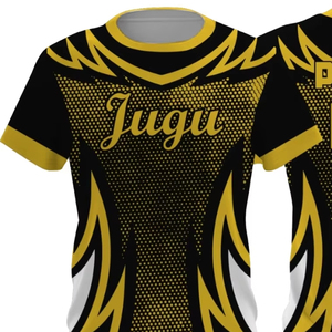 Camiseta deportiva de manga corta transpirable de Jersey sublimado personalizado de alta calidad con diseño frontal y logotipo - Product Image 6