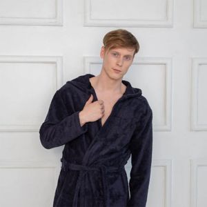 Abrigos de Albornoz Premium para hombre, elegantes y acogedores, ideales para el uso diario y la comodidad del spa - Product Image 1