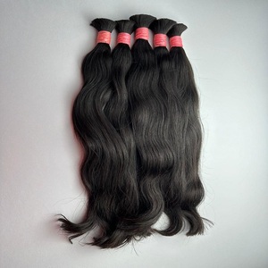 มัดผมมนุษย์แบบตรงสองชั้นมัดผมแบบบราซิล12A 10A อินเดีย - Product Image 2