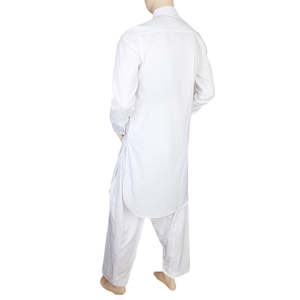 Traje Shalwar para Hombre - Blanco - Product Image 5