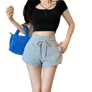 Último diseño de color sólido hecho con materiales de alta calidad pantalones cortos de gimnasio premium más vendidos y de alta demanda - Product Image 2