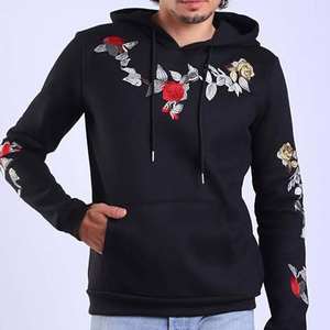 Nouvelle mode hommes broderie hommes sweats à capuche tissu durable vente chaude taux raisonnable sublimation broderie sweats à capuche hommes - Product Image 4