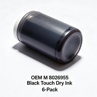 Encre noire tactile OEM M 8026955, lot de 6