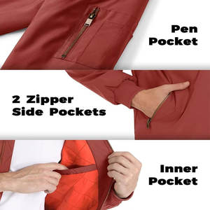 Chaqueta Bomber Personalizada al por Mayor para Hombre, 100% Nailon, Impermeable, Reversible, Cortavientos, Forro Cálido, Casual, Bordada - Product Image 6