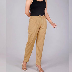 Factory Custom Logo Wholesale Flared Women <b>Trousers</b> New Design High Quality Breathable Plus Size Quality Women <b>Trouser</b> - Product Image 5