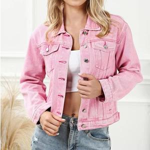 Alta calidad adultos mujeres chaquetas de mezclilla bajo Moq ajustable nueva llegada transpirable mujeres chaquetas de mezclilla - Product Image 3
