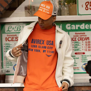 New Chất Lượng Cao Phong Cách Da Windproof Made Avirex Áo Khoác/Tùy Chỉnh Thực Hiện Ngoài Trời Tốt Nhất Bán Da Bò Chính Hãng Avirex Áo Khoác - Product Image 6