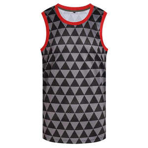 Camiseta de Baloncesto Reversible al por Mayor, 100% Poliéster, Tejido de Malla Transpirable, Personalizable para Equipos Deportivos, Verano - Product Image 1