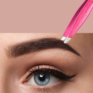 Pinza de Cejas de Acero Inoxidable Personalizada de Primera Calidad con Punta Puntiaguda para una Depilación Facial Precisa, Ligera y Ecológica - Product Image 6