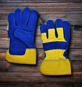 Gants de travail en cuir pour hommes pour l'industrie canadienne Cow Split construction Safety work for unisex - Product Image 6