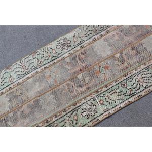 Alfombra Turca de 2.3x4.4 pies, Alfombra Vintage, Alfombra Oriental Verde de Lana - Product Image 4