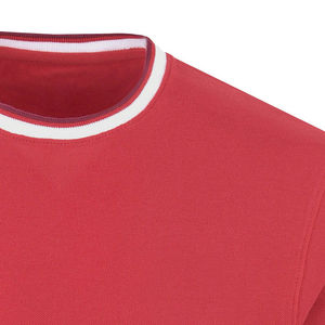 T-shirts pour hommes de haute qualité Logo personnalisé Col côtelé et manches Couleur unie T-shirts respirants légers en meilleure vente - Product Image 4