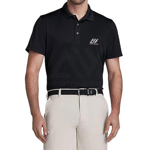 Vente en gros T-shirts Polo de golf OEM logo personnalisé T-shirts Polo de golf en coton à manches courtes pour hommes - Product Image 3