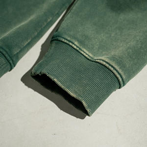 Sudadera con capucha Vintage de algodón pesado 355 Gsm de gran tamaño Boxy Fit para hombre - Product Image 2