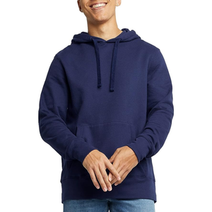 2025 meilleure vente sweat à capuche pour hommes lourds nouvelle mode couleur unie 100% coton col à capuche pour la saison d'automne - Product Image 4