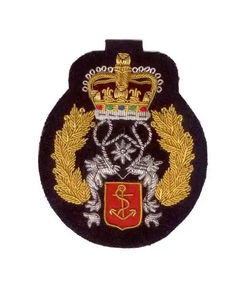 Insignes de broderie à la main patchs sur mesure insignes de broderie en fil métallique insignes de broderie personnalisés fabriqués au Pakistan - Product Image 4