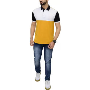 Polo à manches courtes pour hommes, fait sur mesure, de haute qualité, nouveau design, meilleur prix, tissu tricoté en coton pour professionnels, vente en gros - Product Image 4