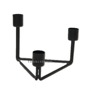 Support de bougie en fer 2026, décoration d'intérieur pour salon, bougeoir noir, porte-bougie au prix le plus bas, design tendance - Product Image 1