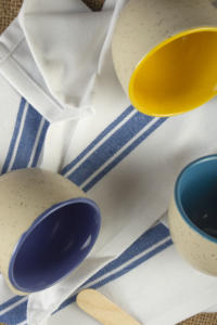 Blue Recycled Cotton Linen Microfiber <b>Towel</b> Vintage Stripes Printed Checkered Pattern Golf Home Beach Children-Composed <b>Bamboo</b> - Product Image 6