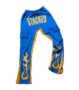 Pantalones y Pantalones Cargo Holgados de Algodón 100% Estilo Y2K para Hombre, con Pedrería, para Uso Urbano - Product Image 2