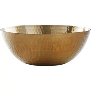 Cuenco de Metal pulido dorado de calidad lujosa, cuenco decorativo moderno para servir alimentos y postres, cuencos para servir aperitivos a bajo precio - Product Image 6